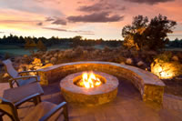 Outdoor Space with Firepit