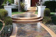 Elegant walkway design