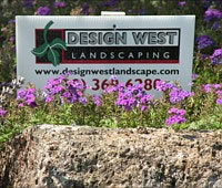 Design West Landscaping Sign