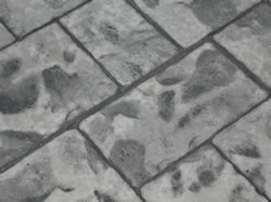 Stamped Concrete Ashlar Slate Pattern